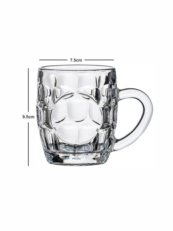 Clear Glass Britamia Beer Mug Set of 4pcs