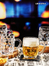 Clear Glass Britamia Beer Mug Set of 4pcs