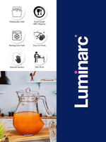 Clear Glass Water Jug with Lid