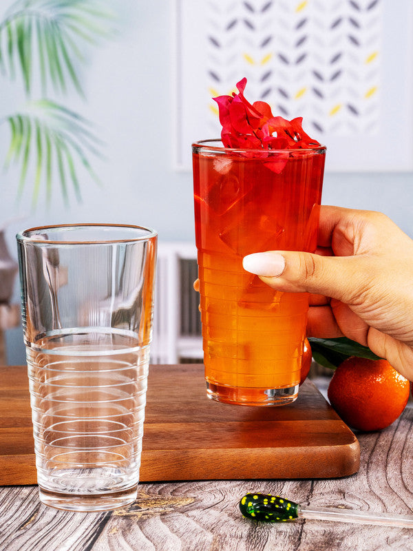 Clear Glass Tumbler Set of 6pcs
