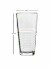 Clear Glass Tumbler Set of 6pcs