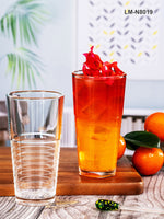 Clear Glass Tumbler Set of 6pcs