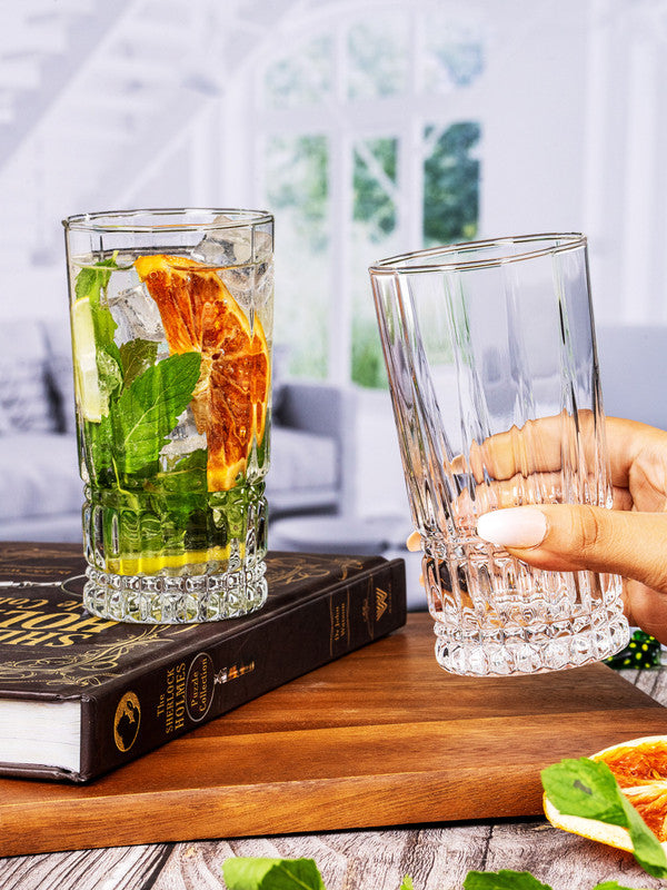 Clear Glass Tumbler Set of 6pcs