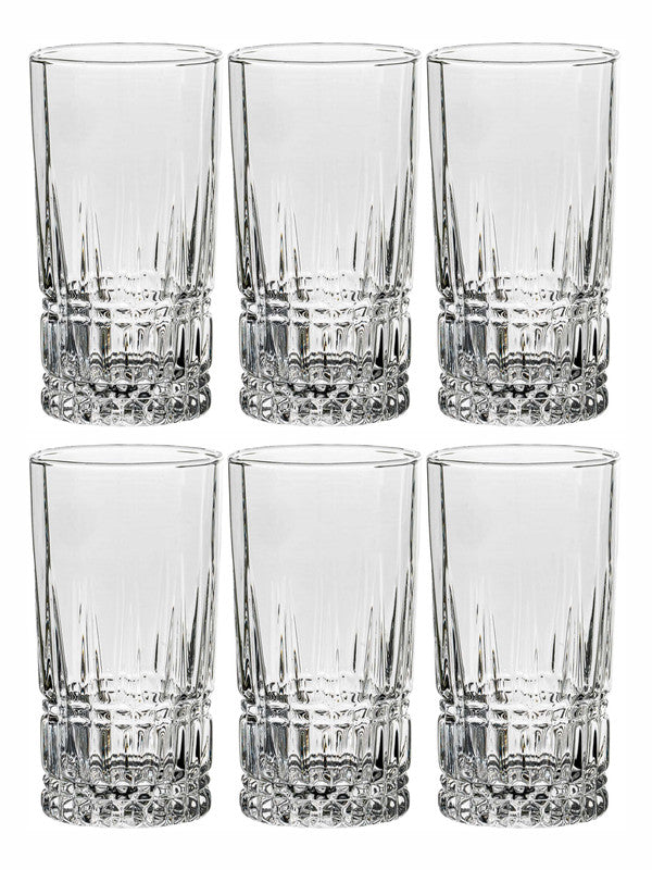 Clear Glass Tumbler Set of 6pcs