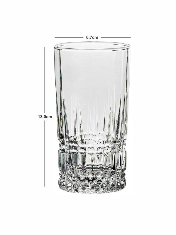 Clear Glass Tumbler Set of 6pcs