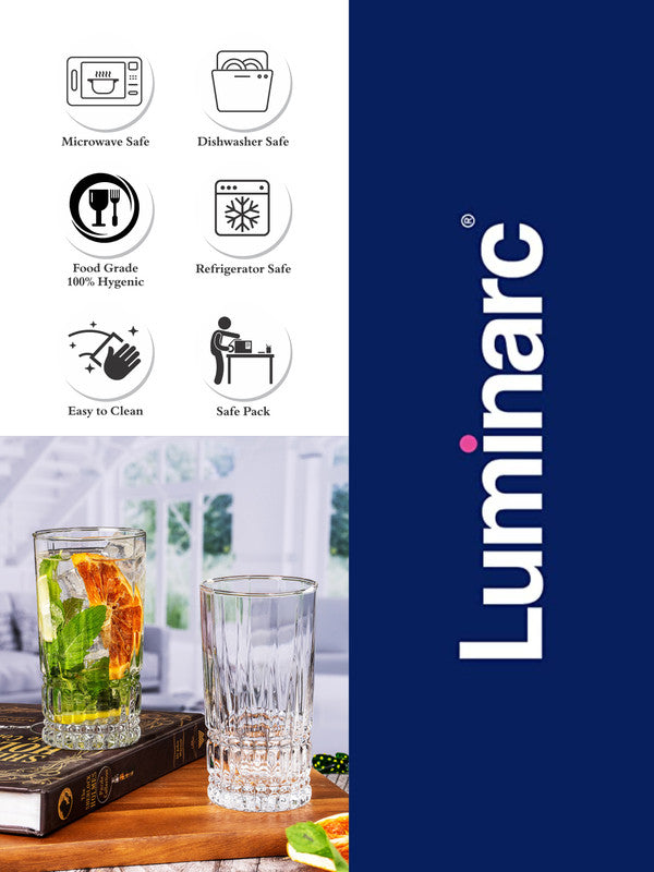 Clear Glass Tumbler Set of 6pcs