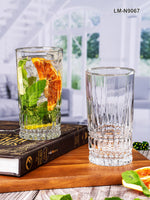 Clear Glass Tumbler Set of 6pcs