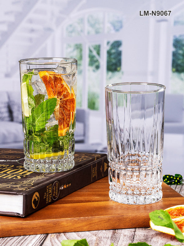 Clear Glass Tumbler Set of 6pcs
