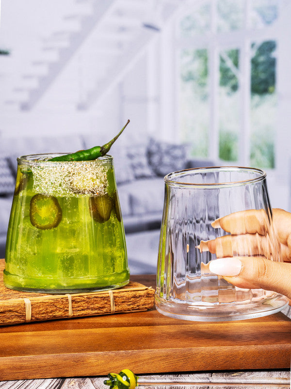 Clear Glass Tumbler Set of 6pcs