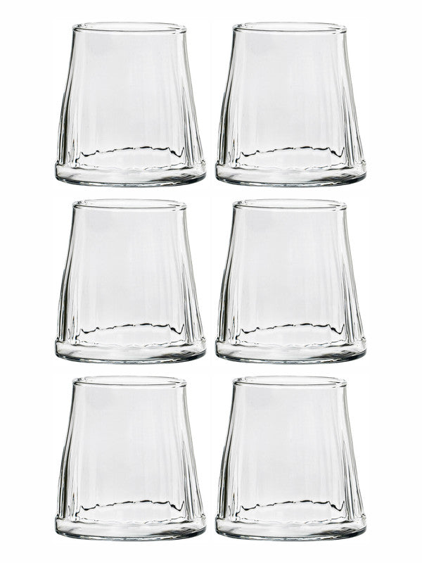 Clear Glass Tumbler Set of 6pcs