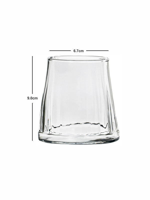 Clear Glass Tumbler Set of 6pcs