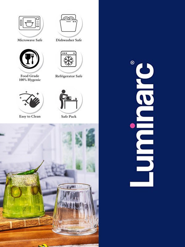 Clear Glass Tumbler Set of 6pcs