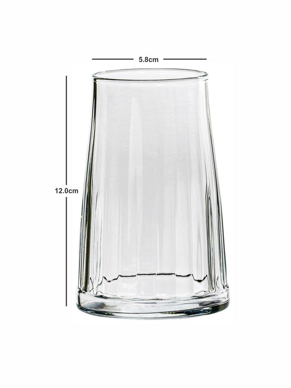 Clear Glass Tumbler Set of 6pcs