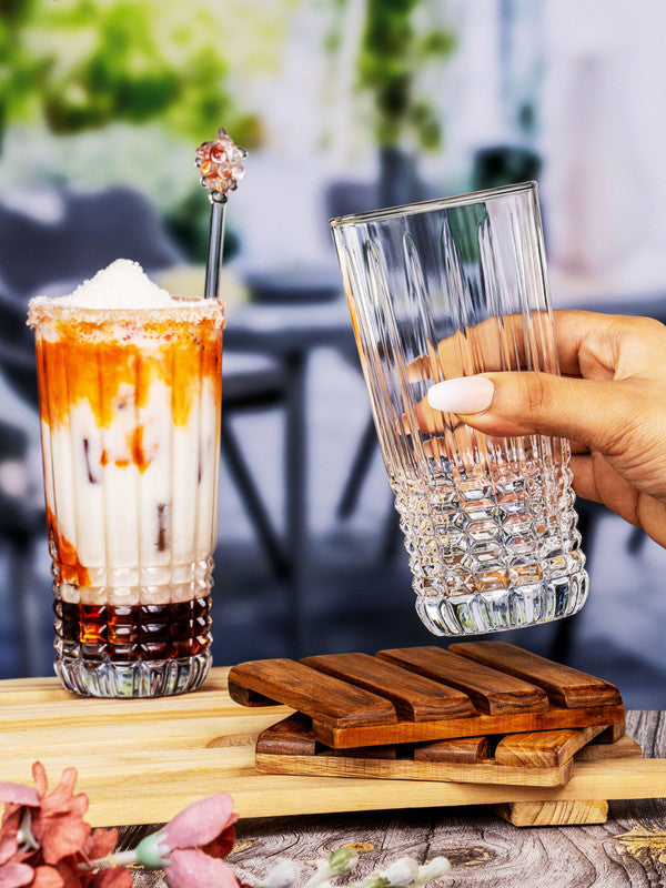 Clear Glass Tumbler Set of 6pcs