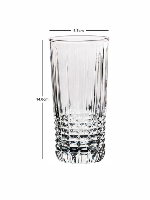Clear Glass Tumbler Set of 6pcs