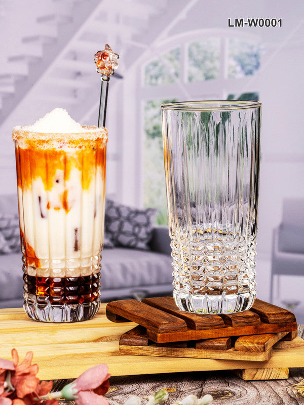 Clear Glass Tumbler Set of 6pcs