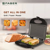FRANKE ELECTRIC SANDWICH TOASTER GRILL FSTG 750 BK