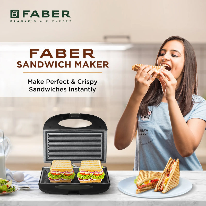 FRANKE ELECTRIC SANDWICH TOASTER GRILL FSTG 750 BK