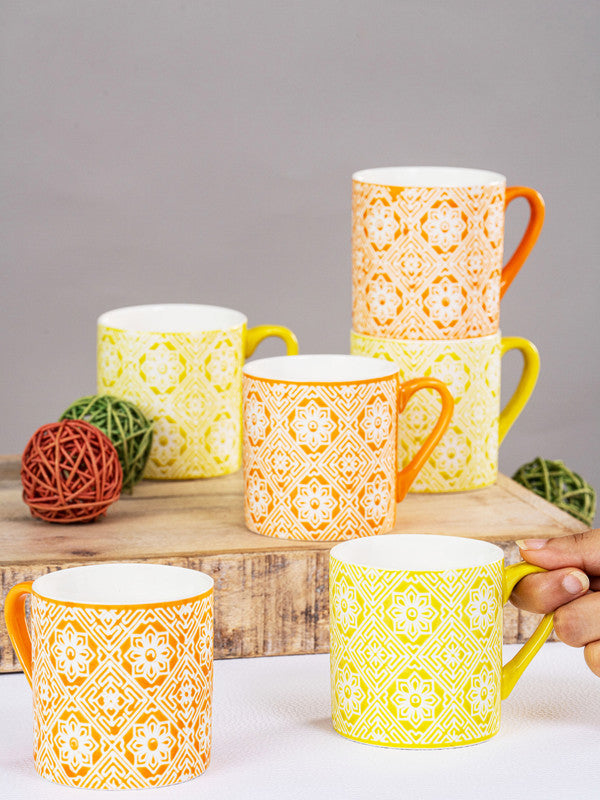 Ceramics Tea/Coffee Mug Set of 6pcs