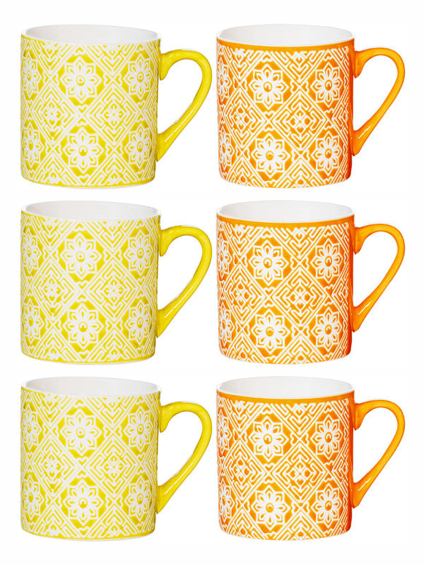 Ceramics Tea/Coffee Mug Set of 6pcs