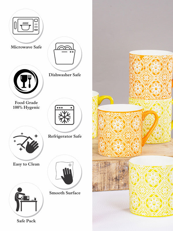 Ceramics Tea/Coffee Mug Set of 6pcs