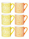 Ceramics Tea/Coffee Mug Set of 6pcs