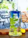 Water Server Glass Jug with Lid