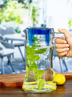 Water Server Glass Jug with Lid