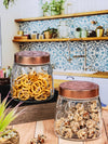 Glass jar