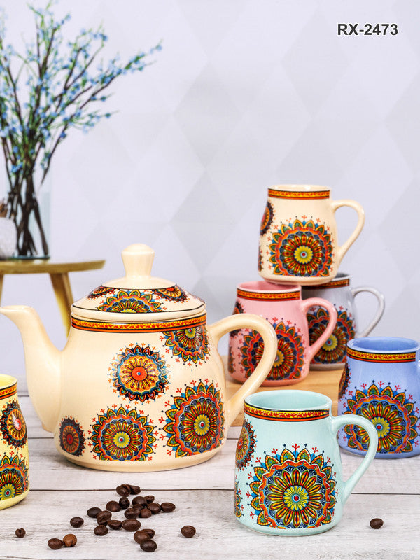 Ceramics Azurro Tea Set of 7pcs