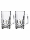 Clear Glass Vesca Beer Mug Set of 2pcs