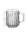 Clear Glass Vesca Beer Mug Set of 2pcs