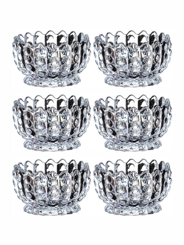 Clear Glass Stella Bowl Set of 6pcs