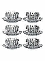 Clear Glass Eva Serving Set of 12pcs