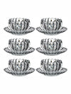 Clear Glass Eva Serving Set of 12pcs