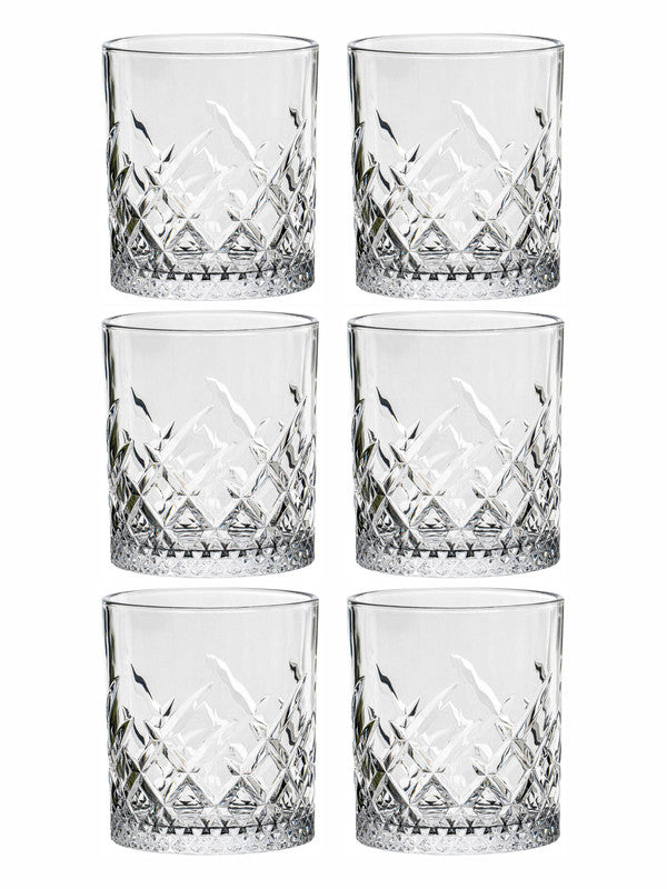 Clear Glass Tumbler Set of 6pcs