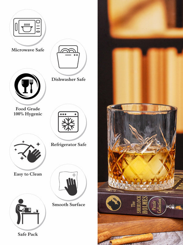 Clear Glass Tumbler Set of 6pcs