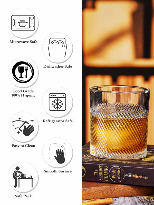 Clear Glass Tumbler Set of 6pcs