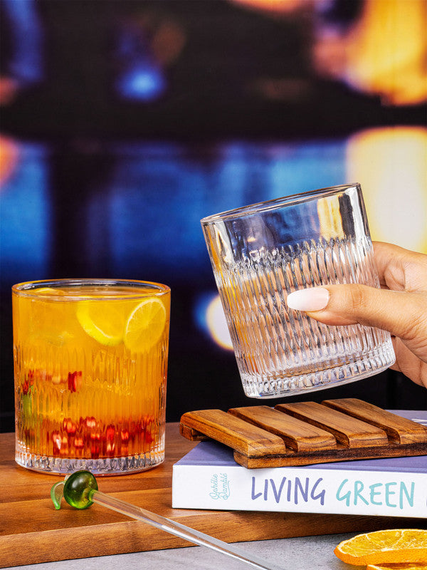 Clear Glass Tumbler Set of 6pcs