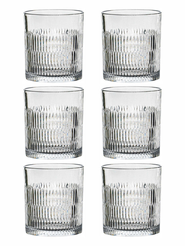 Clear Glass Tumbler Set of 6pcs