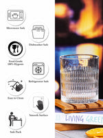 Clear Glass Tumbler Set of 6pcs