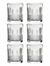 Clear Glass Tumbler Set of 6pcs