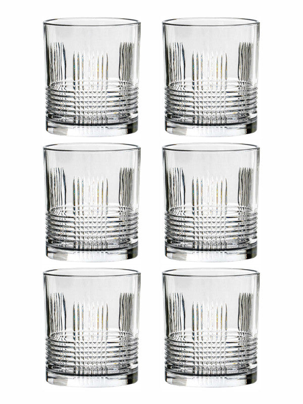 Clear Glass Tumbler Set of 6pcs