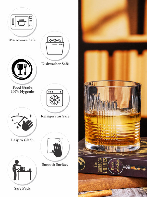 Clear Glass Tumbler Set of 6pcs
