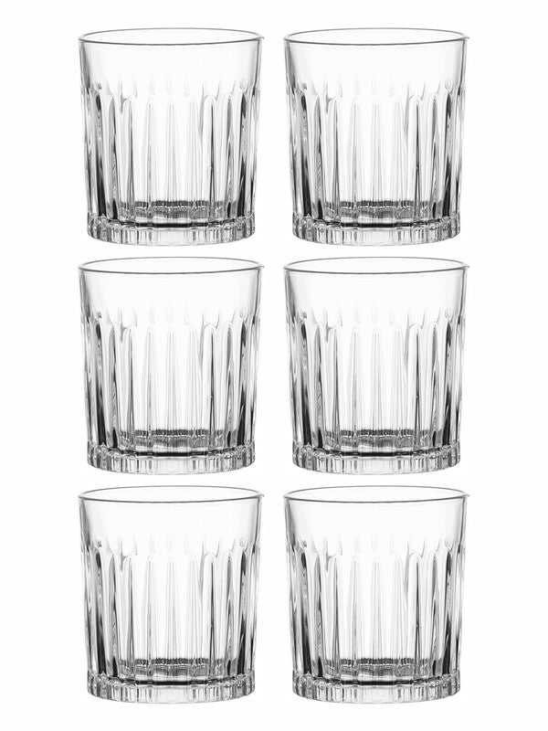 Clear Glass Tumbler Set of 6pcs