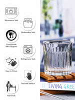 Clear Glass Tumbler Set of 6pcs