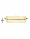 Porcelain Rectangle platter set of 2pcs