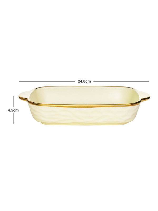 Porcelain Rectangle platter set of 2pcs