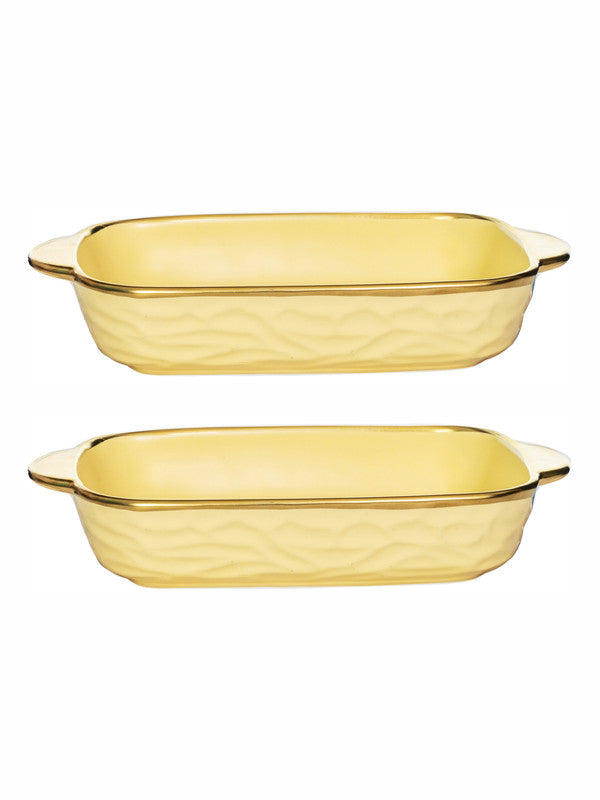 Porcelain Rectangle platter set of 2pcs