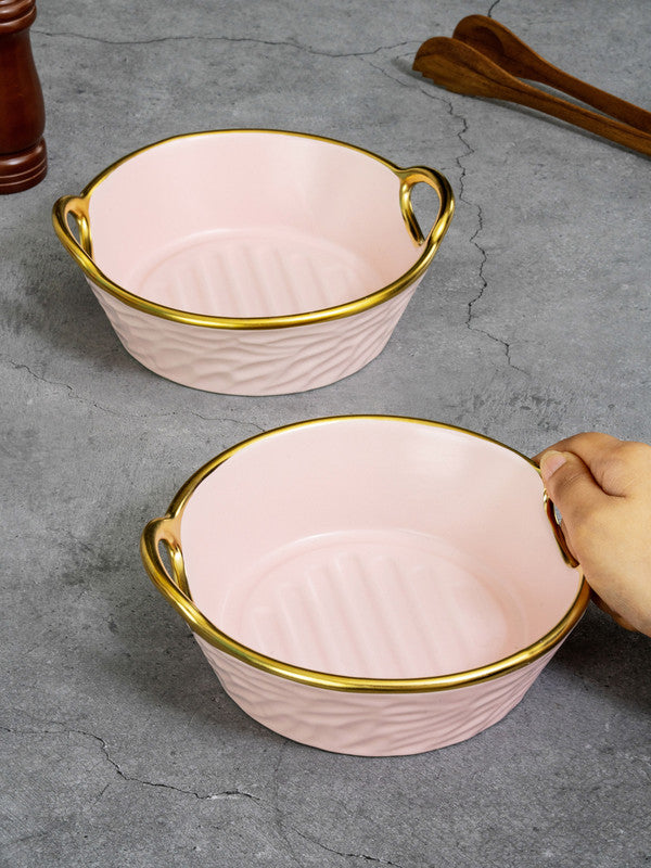Porcelain Square serving bowl set of 2pcs